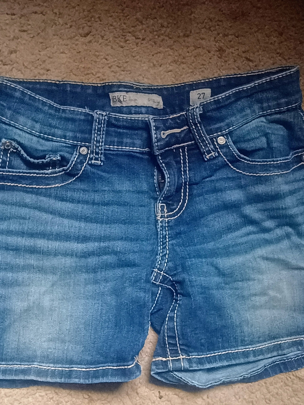 BKE Stella Women's Blue Denim Shorts